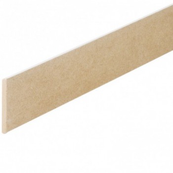 Plinthe MDF prépeinte blanc 2400 x 70 x 10 mm.