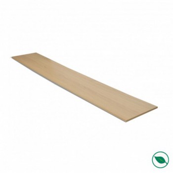Lot de 2 Contremarches stratifié chêne clair