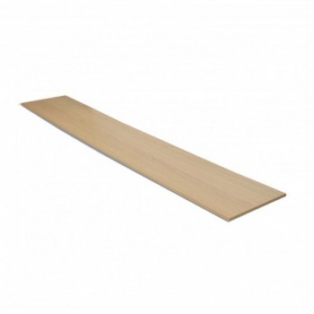 Lot de 2 Contremarches stratifié chêne clair 1000 x 200 x 8 mm