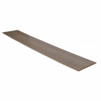 Contremarche stratifié chêne gris 1300 x 200 x 8 mm