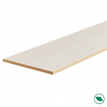 Lot de 3 contremarches rénovation d'escalier stratifié blanc