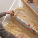 Outil de mesure pour rénovation d'escalier.