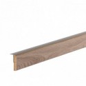 Profilé de transition rénovation d'escalier stratifié chêne gris 1300 x 56 x 12 mm