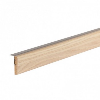 Profilé de transition rénovation d'escalier stratifié florida- Chêne clair - 1300 x 56 x 12 mm