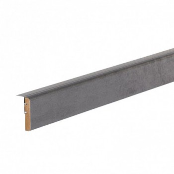 Profilé de transition rénovation d'escalier stratifié dark grey 1300 x 56 x 12 mm