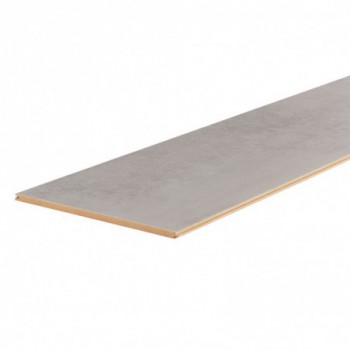 Lot de 3 planches palier rénovation d'escalier stratifié light grey 2050 x 225 x 8 mm