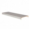 Marche rénovation d'escalier XXL stratifié light grey 1300 x 610 x 56 mm