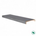 Marche rénovation d'escalier XXL stratifié dark grey