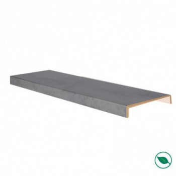 Marche rénovation d'escalier XXL stratifié dark grey