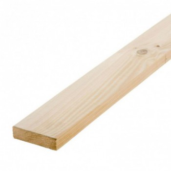 Lot de 3 planches sapin raboté 1800 x 96 x 18 mm - PEFC 70%