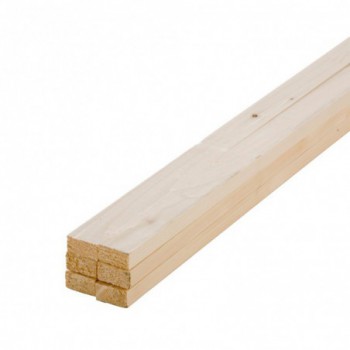 Lot de 6 tasseaux sapin rabotés 2400 x 34 x 18 mm - PEFC 70%