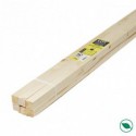 Lot de 6 tasseaux sapin rabotés 2400 x 21 x 21 mm - FSC 100%