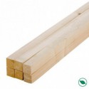 Lot de 6 tasseaux sapin rabotés 2400 x 34 x 34 mm - PEFC 70%