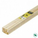 Lot de 10 tasseaux sapin brut 2000 x 25 x 13 mm - FSC mixte crédit