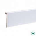 Lot de 5 surplinthes MDF revêtues blanc 2400 x 110 x 19 mm PEFC 70%