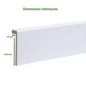 Lot de 5 surplinthes MDF...