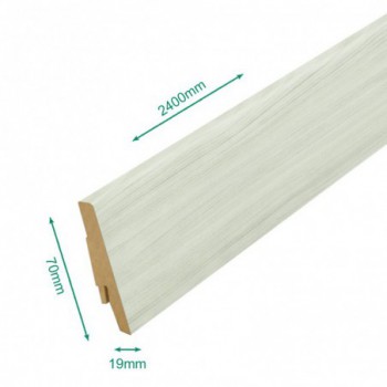 Pack 5 Plinthes décoratives 8373 manitoba 2400 x 70 x 19 mm .
