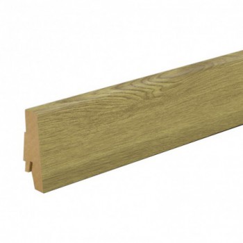 Pack 5 Plinthes décoratives 5537 marronnier fauve 2400 x 70 x 19 mm.
