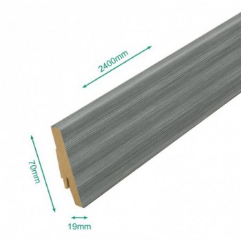 Pack 5 Plinthes décoratives 8812 urban legend 2400 x 70 x 19 mm.