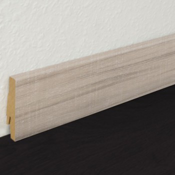Pack 5 Plinthes décoratives 8461 chêne saint moritz 2400 x 70 x 19 mm.