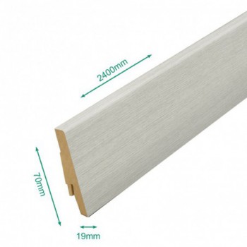 Pack 5 Plinthes décoratives 7843 vista oak 2400 x 70 x 19 mm.