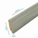 Pack 5 Plinthes décoratives K064 elemental oak 2400 x 70 x 19 mm.