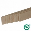 Pack promotionnel de 5 plinthes sapin massif bord rond 2050 x 68 x 9 mm - PEFC 70%.