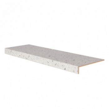Marche rénovation d'escalier stratifié Terrazzo Grey 1000 x 300 x 56 mm