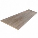 Tablette mélaminé chêne gris 1200 x 400 x 18 mm - PEFC 75% .