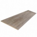 Tablette mélaminé chêne gris 2500 x 400 x 18 mm - PEFC 75% .
