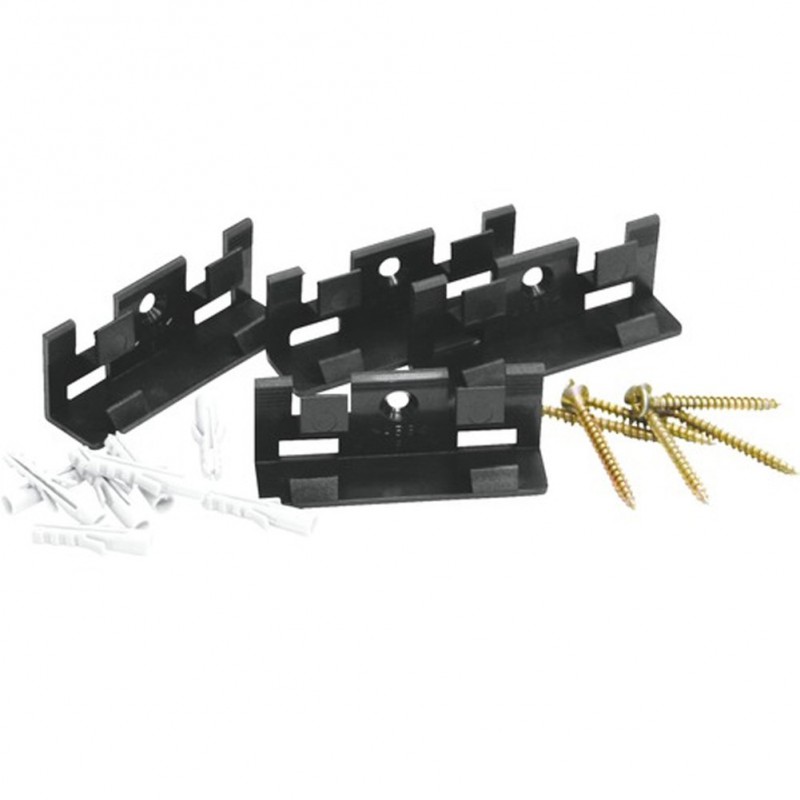 Sachet de 30 clips HLS pour plinthes L.80 x l.14 mm