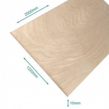 Panneau contreplaqué okoumé twin classe3 2500 x 1220 x 10 mm.