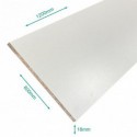 Panneau mélaminé 1200 x 600 x 18 mm.
