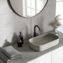 Plateau mélaminé béton 1200 x 800 x 18 mm - PEFC 75% .