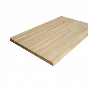 Plan de travail Chêne massif lamellé collé abouté 3000 x 650 x 38 mm - FSC100%