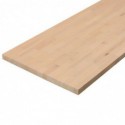 Plan de travail hêtre massif lamellé collé abouté 2000 x 650 x 38 mm - FSC 100%.