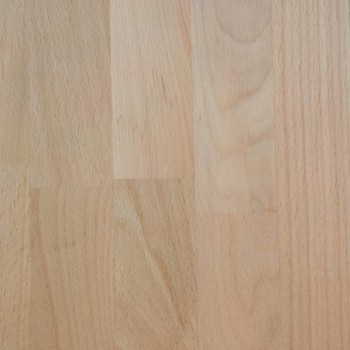 Plan de travail hêtre massif lamellé collé abouté 2000 x 650 x 38 mm - FSC 100%.