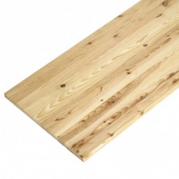 Plateau pin massif lamellé collé abouté rustique 1200 x 800 x 18 mm.