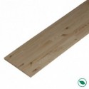 Plateau pin maritime massif lamellé collé abouté 1500 X 650 X 36 mm - FSC 100%.