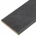 Plan de travail stratifié CPL ardoise foncé 2770 x 640 x 38 mm - PEFC 75% - Gamme Essentiel