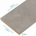 Plan de travail stratifié béton 1850 x 610 x 28 mm - PEFC 75% .