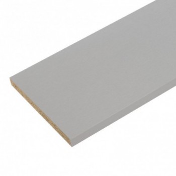 Plan de travail stratifié aluminium 2770 x 640 x 28 mm - PEFC 75%.