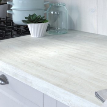 Plan de travail stratifié CPL Chêne blanchi 2770 x 640 x 28 mm - PEFC 75% - Gamme Essentiel