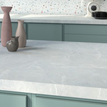 Plan de travail stratifié CPL marbre 2770 x 640 x 28 mm - PEFC 75% - Gamme Essentiel