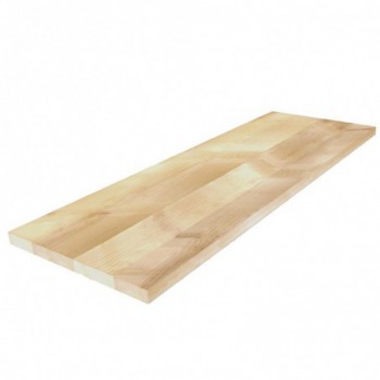 Tablette sapin massif lamellé collé abouté 2000 x 400 x 18 mm - PEFC 70%.