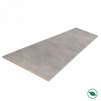 Tablette mélaminé béton alu...