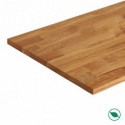 Tablette chêne massif huilé lamellé collé abouté 2000 x 400 x 18 mm - FSC 100%