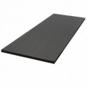 Tablette mélaminé Elegant Black 2500 x 600 x 18 mm .