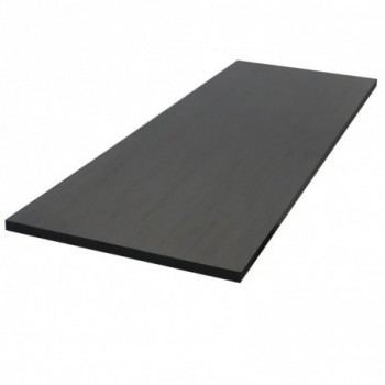 Tablette mélaminé Elegant Black 2500 x 600 x 18 mm .