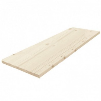 Tablette sapin massif lamellé collé abouté 1200 x 200 x 18 mm - FSC 100%.